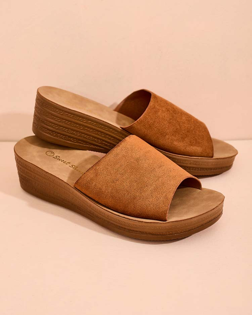 Жіночі шльопанці Royalfashion Saffil на низьких підборах