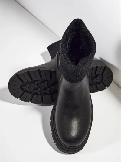 Damen Stiefeletten Kesy aus Öko-Leder mit Fell