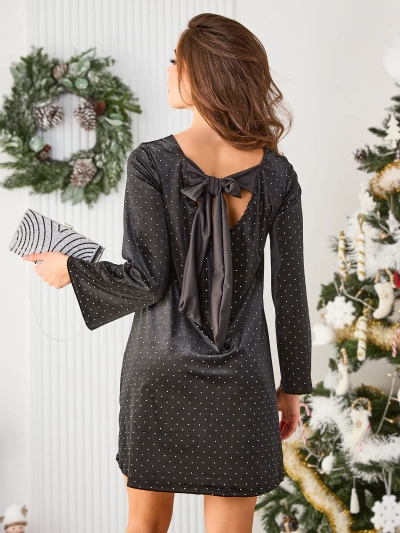 Royalfashion Damen Samtkleid