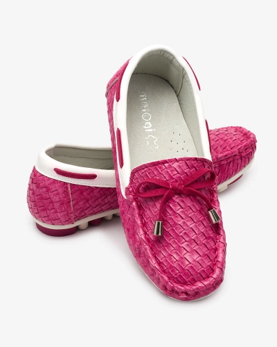 Fuchsia Kindermokassins Dannad- Footwear