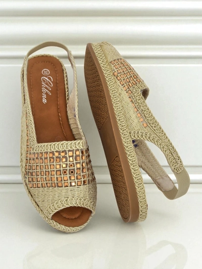 Damen-Espadrille-Sandalen mit Strass Belle Sparkle
