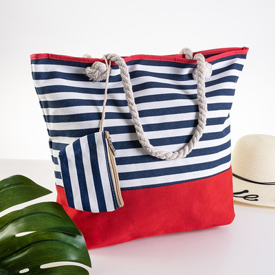 Mehrfarbige gestreifte Frauentasche - Handtaschen