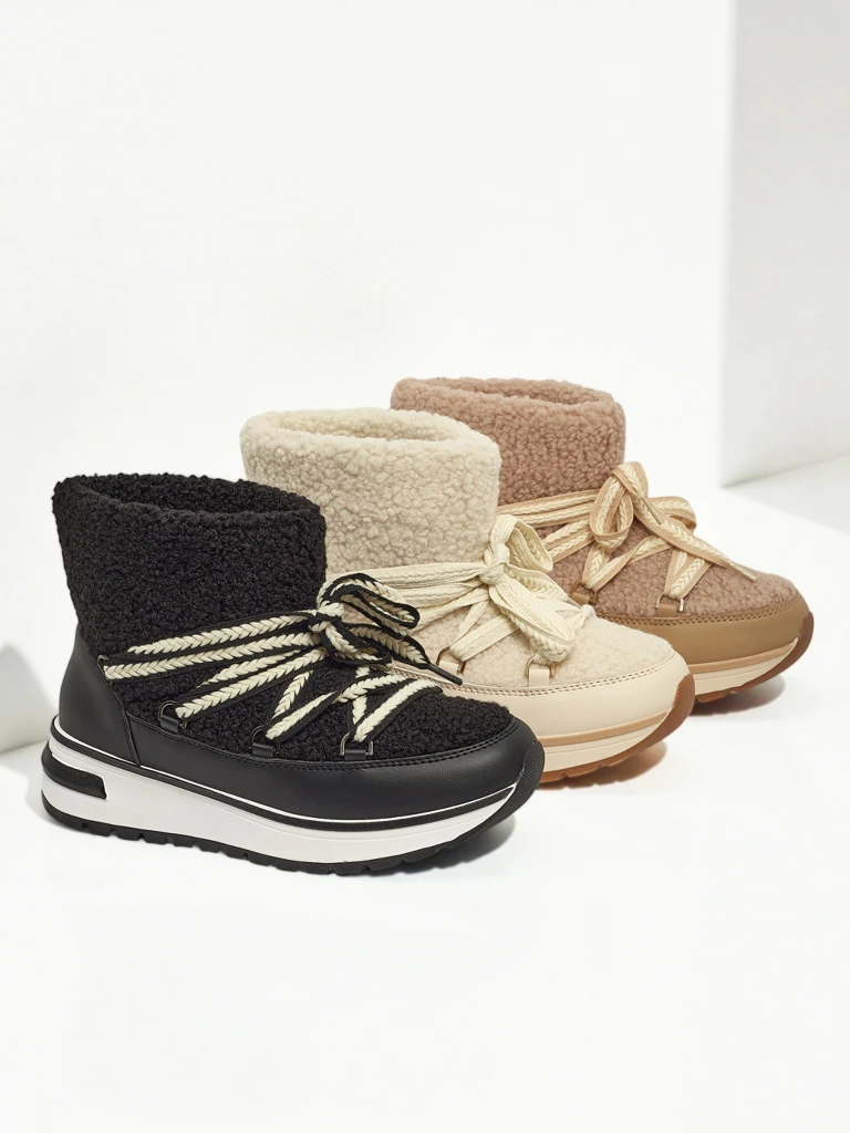 Damen Schneestiefel a'la mit Fell Verruna