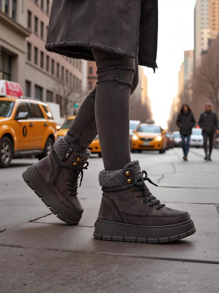 Royalfashion Damen Schneestiefel Bomion