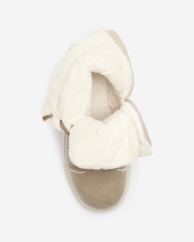 Isolierte Trapper-Stiefel für Damen in brauner Farbe Tivica - Footwear