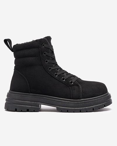 Isolierte Trapper-Stiefel für Damen in schwarzer Farbe Tivica - Schuhe