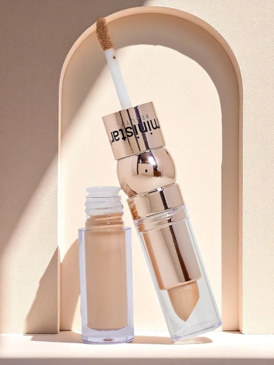 Highlighter-Stick und flüssiger Concealer für das Gesicht 2-in-1 Golden Beige