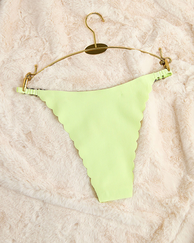 Royalfashion Mint Damen-Tanga-Höschen mit Zirkonen