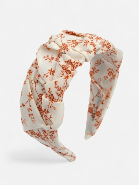 Royalfashion Haarband mit Raffung und Print