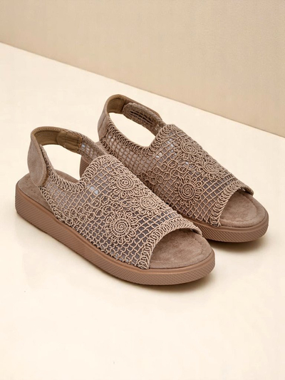 Royalfashion Damen Levay Ajour-Sandalen mit Obermaterial