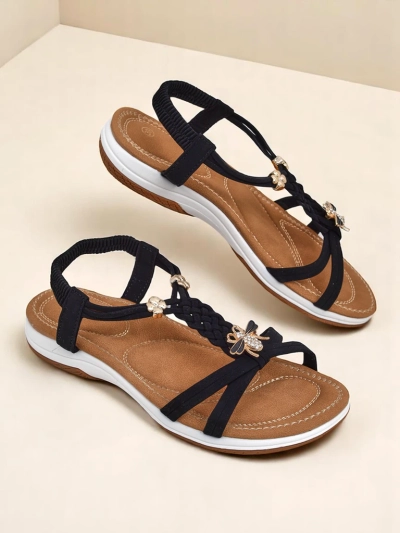 Royalfashion verzierte Damensandalen Fiacco