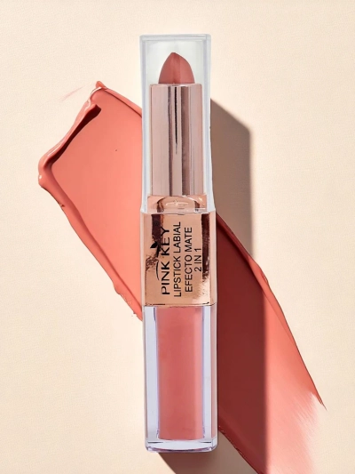 Matt Lippenstift in Stift- und Flüssigform 2-in-1 Strawberry Mousse