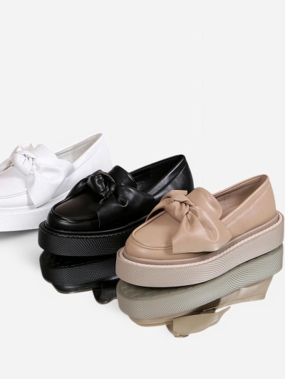 Royalfashion Елегантні мокасини для жінок з бантом Ortto