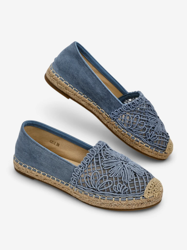 Royalfashion Damen Perforierte Espadrilles Verela