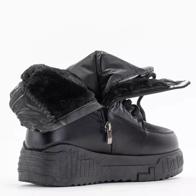 OUTLET Schwarze Damen-Schneestiefel Nakasha - Schuhe