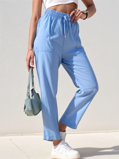 Royalfashion Damen gerade Stoffhosen 7/8