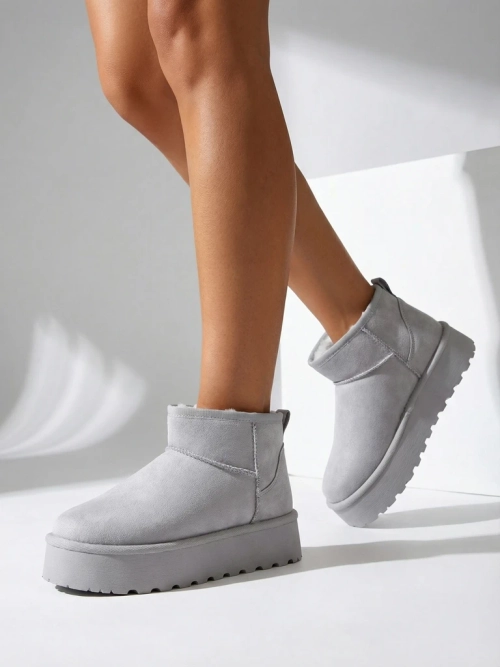 Роялфешн Короткі жіночі снігові чоботи аля Фофіо