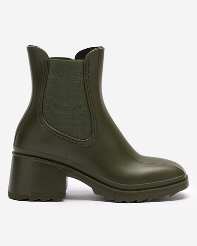 Dunkelgrüne Damenstiefel Caldala- Footwear