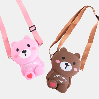 Rosa Teddybär-Handtasche - Handtaschen