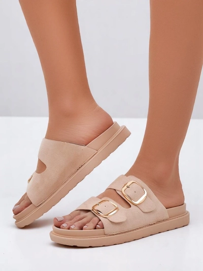 Royalfashion Damen Sandalen mit Schnallen Moments