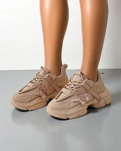 Royalfashion Damen Plattform Sport Sneakers Rensis