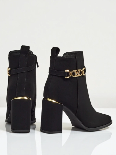 Жіночі ботильйони еко замшеві на підборах Ostirena