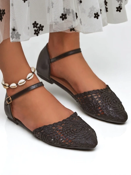 Royalfashion Damen Ajour Sandalen Lare