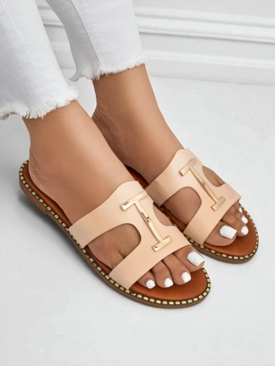 Royalfashion Damen-Sandalen mit flacher Sohle Maya Louise