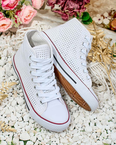 Royalfashion Damen Nimm durchbrochene Sneaker