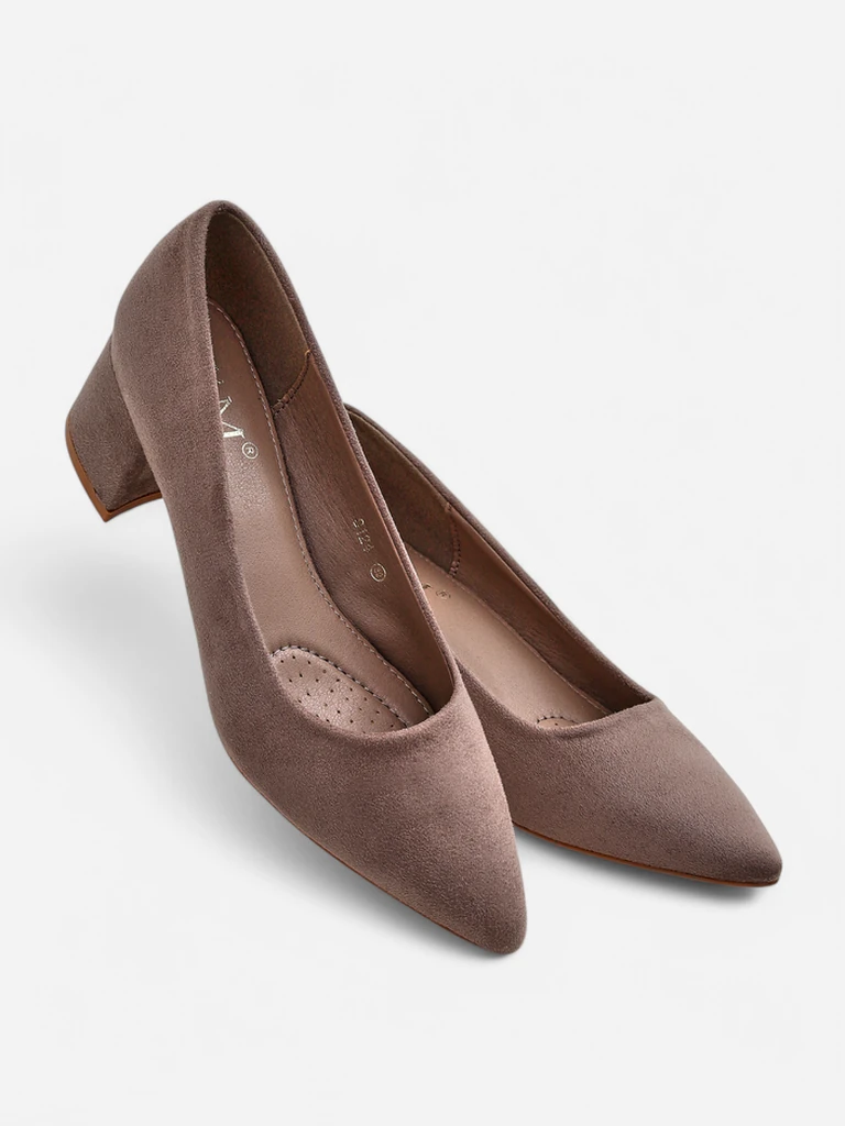 Royalfashion Damen Pumps mit niedriger Absätzen Agas