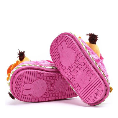 Rosa und grüne Pochi-Kinderschuhe - Schuhe