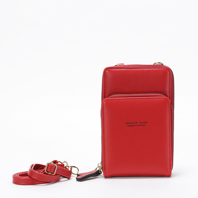 Rote Mini-Geldbörse für Damen - Accessoires