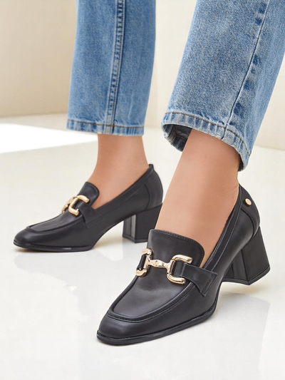 Royalfashion Damen-Loafer mit niedrigem Absatz Kamelia