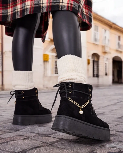 Royalfashion Damen Schnürstiefel Woruces