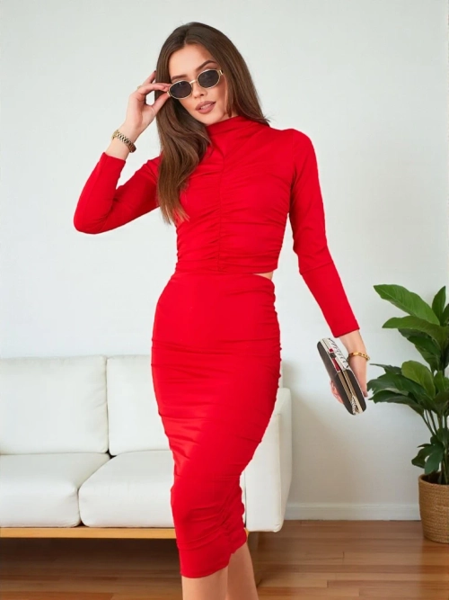 Роялфешн Жіноча олівець міді-спідниця