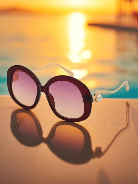 Royalfashion Sonnenbrille mit dekorativen Bügeln Glam Shine