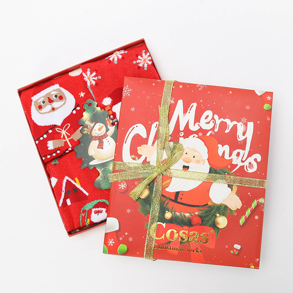 Weihnachtssocken im 4er Karton / Packung - Unterwäsche