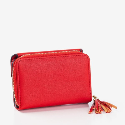 Kleine rote Damenbrieftasche - Brieftasche 1