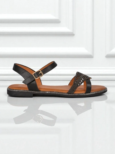 Royalfashion Damen Sandalen mit flacher Sohle Willow Grace