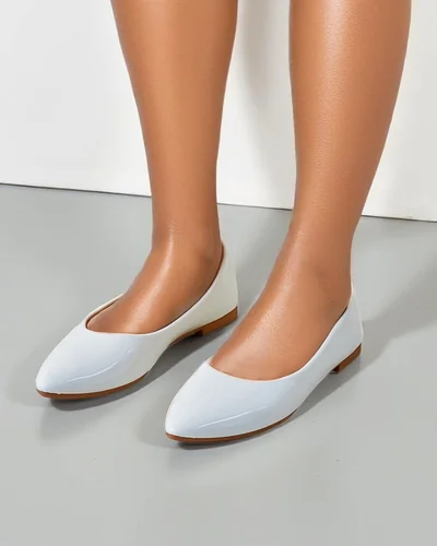 Royalfashion Damen Lackballerinas Aramiese