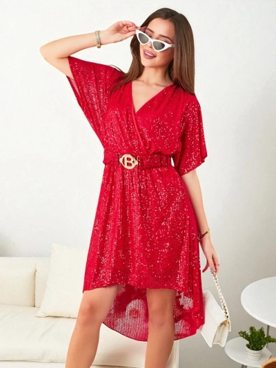 Royalfashion Damenkleid mit Pailletten