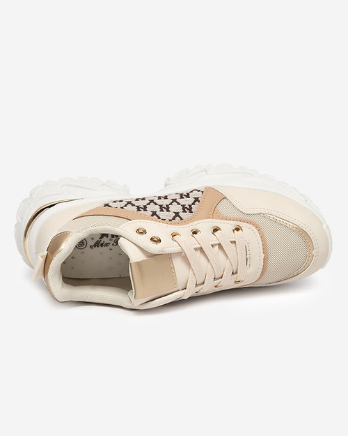 Бежеві жіночі кросівки Umikatu