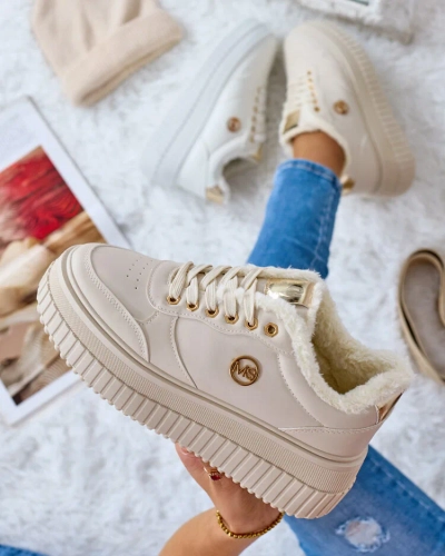 Royalfashion Warme Damen-Sneakers mit Fell Sofi