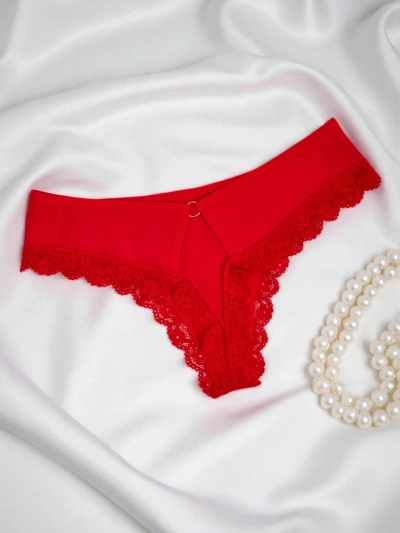 Damen-Spitzen-Tanga-Slips mit Spitze