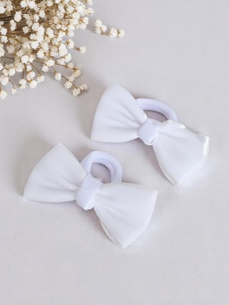 Royalfashion Set aus 2 Haargummis mit Schleifen