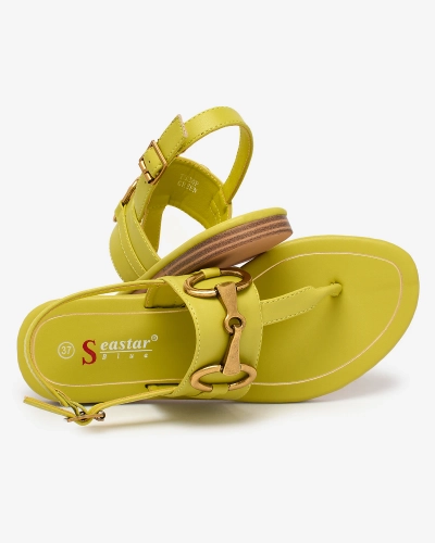 Royalfashion Damen Flip-Flop-Sandalen in grün Imonel
