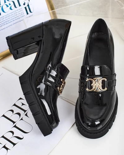 Royalfashion Elegante Damenmokassins auf einem Pfosten Jozii