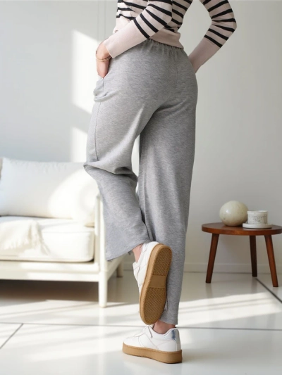Royalfashion Damen Weite Gewebte Sweatpants