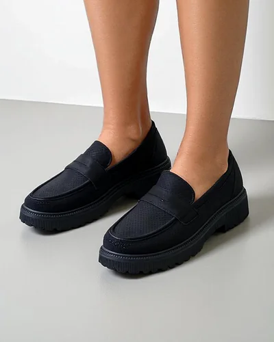 Royalfashion Damen-Eco-Suede-Mokassins Dunes