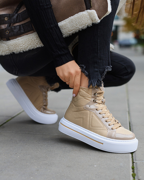 Жіночі спортивні кросівки кольору хакі Asmako- Footwear